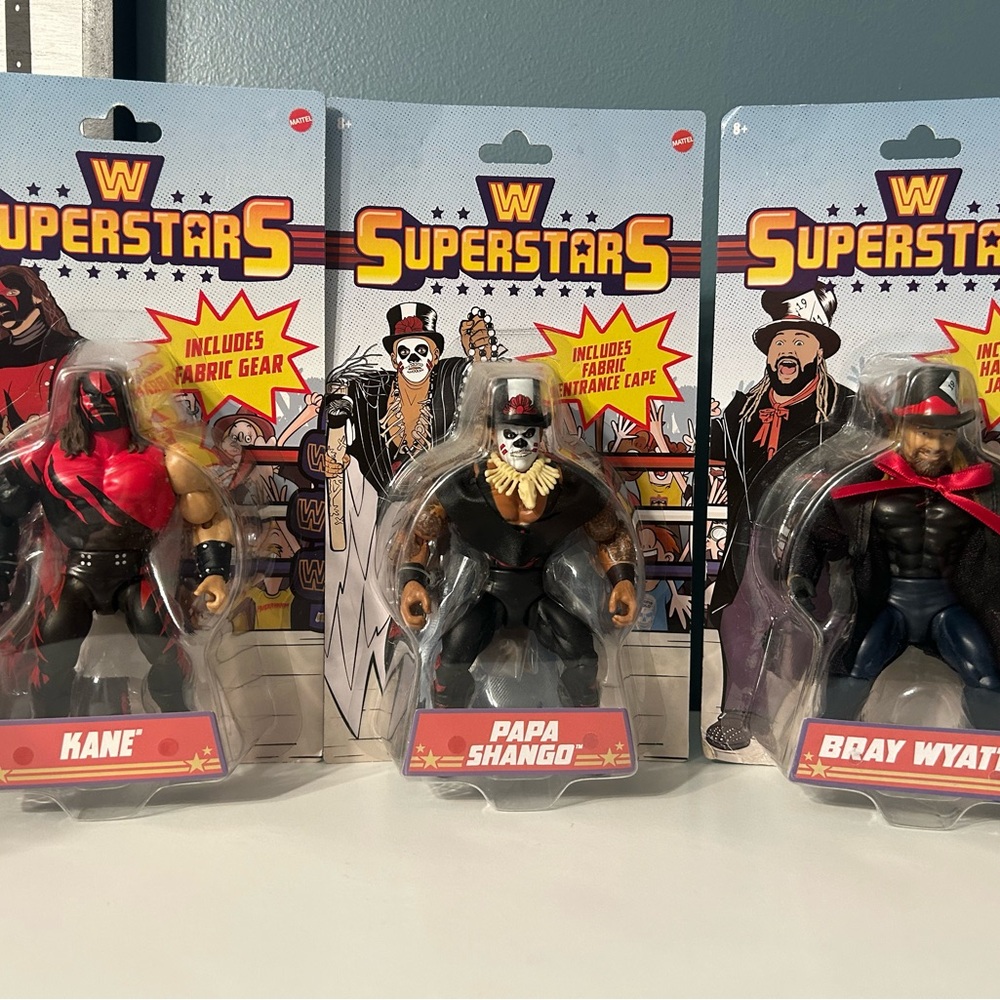 WWE Superstars Kane, Papa Shango, Bray Wyatt